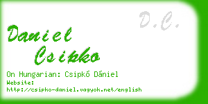 daniel csipko business card